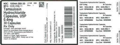 Label - LABEL TAMSULOSIN HCI CAPS 0 4MG BPI(10544 280 30) ACTIVAS(0228 2996 11) REV1   Copy